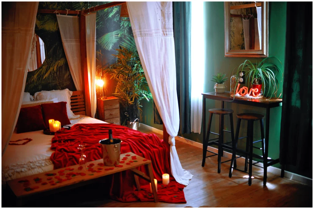 bséjour insolite en couple avec balnéo privative ambiance Amazonie