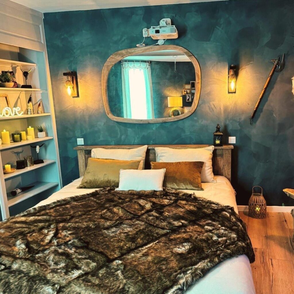 love room en France style scandinave avec balnéo privative